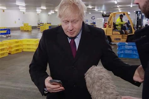 Boris Johnson Pockets Reporter S Phone After Refusing To Look At Jack Williment Barr Photo