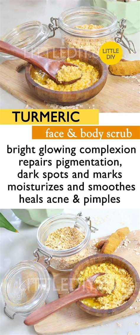 Turmeric Face And Body Scrub For Smooth Glowing Skin Body Scrub Skin