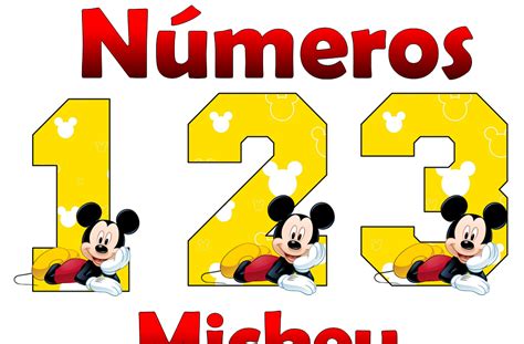 Kits Imprimibles Gratis Números De Mickey Mouse