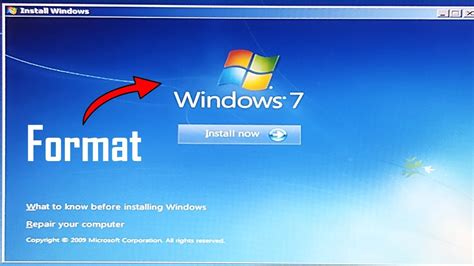 How To Format Windows 7 Youtube