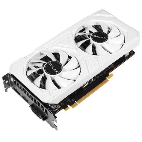 Placa De Vídeo Galax Geforce Rtx 2060 Ex White 1 Click Oc 6gb Gddr6