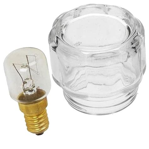 Spares2go Glass Lamp Lens Cover 25w Light Bulb For Bosch Ovencooker