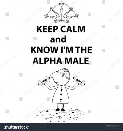 Alpha Male Stock Vector Illustration 303015173 Shutterstock