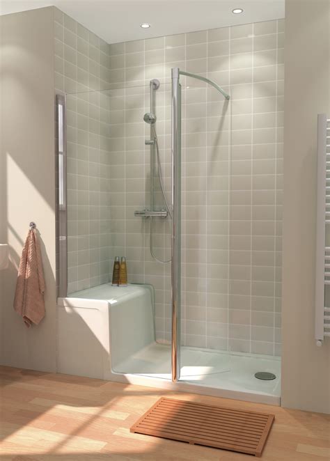 Lakes Classic Collection Seated Shower Tray And Walk In Enclosure