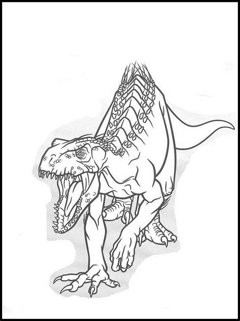 Jurassic World Para Imrpimmir E Pintar 35 Páginas Para Colorir