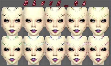 Decay Clown Sims Blush 05 And 06 • Sims 4 Downloads