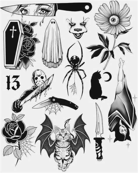 Pin By Elena Garcia On Tatto Spooky Tattoos Halloween Tattoos