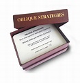 Oblique Strategies, Limited Edition Deck Made Available by Brian Eno ...