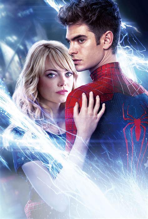 Emma Stone The Amazing Spider Man Posters Promoshoot Gotceleb