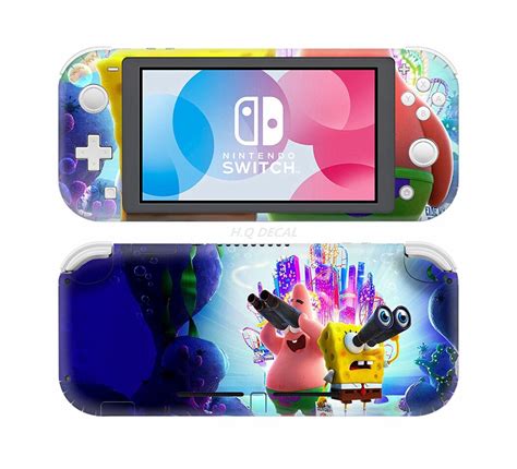 Spongebob Nintendo Switch Lite Skin Nintendo Switch Stickers Etsy