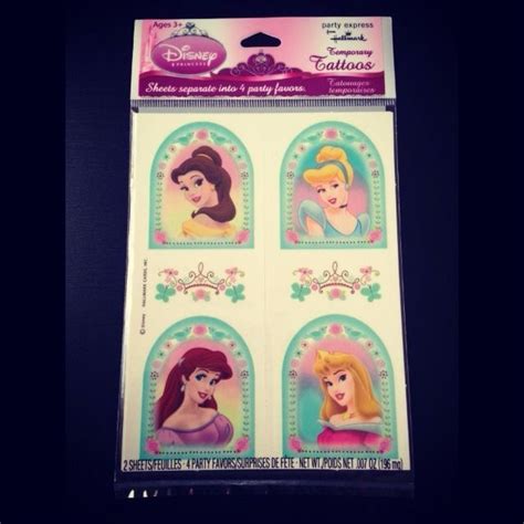 Disney Princesses Temporary Tattoos Is For Sale Online Ebay Disney Disney Princess
