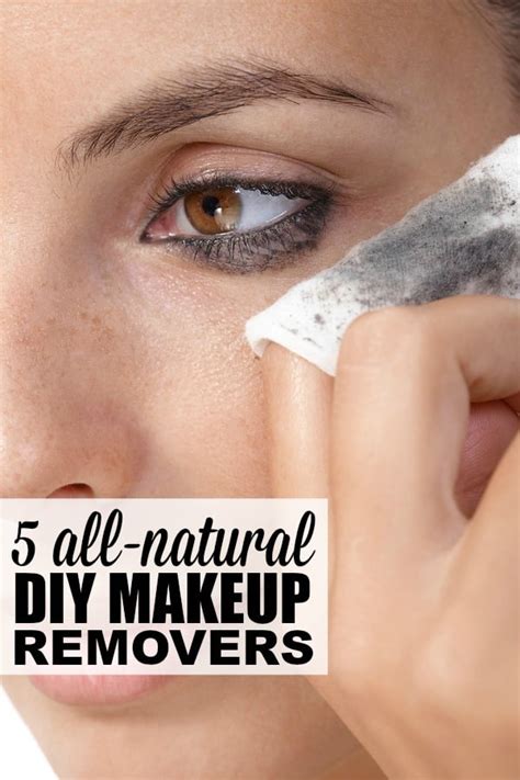 5 All Natural Diy Makeup Removers