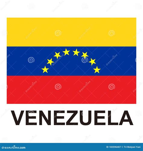 Venezuela Flags Icon Vector Design Symbol Of Country Stock Vector