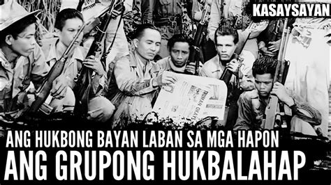 Sino Ang Mga Hukbalahap O Hukbong Bayan Laban Sa Hapon Huks