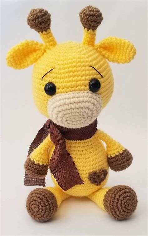 Crochet Pattern For Cute Crochet Giraffe Crochet Baby Etsy