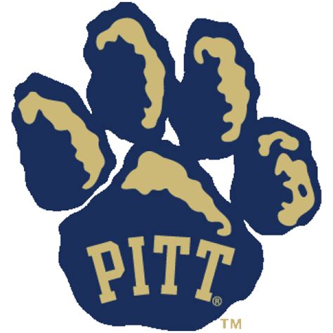 Logo University Of Pittsburgh Panthers Pitt Paw Fanapeel