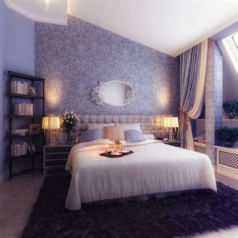 Rustic Master Bedroom Design Eas Purple Violet Color Traditional Kids