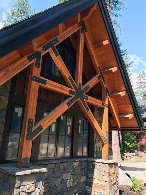 Every spider truss series structure is designed for the site specific application then engineered to meet or exceed all please take the time to compare our larger truss sizes, increased number of web tubes, location of king posts, steel strengths, fabric quality, corrosion. Custom Steel Truss Plates | Steel trusses, Rustic home ...