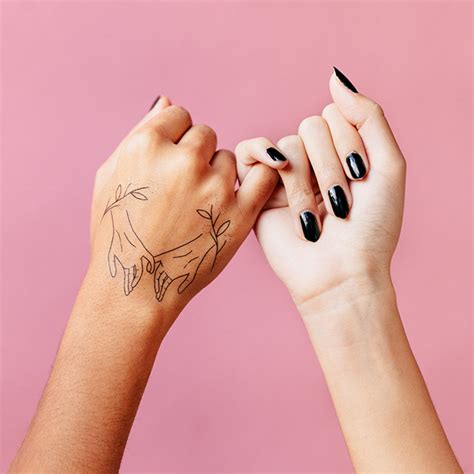 pinky promise temporary tattoo from tattly on generous goods