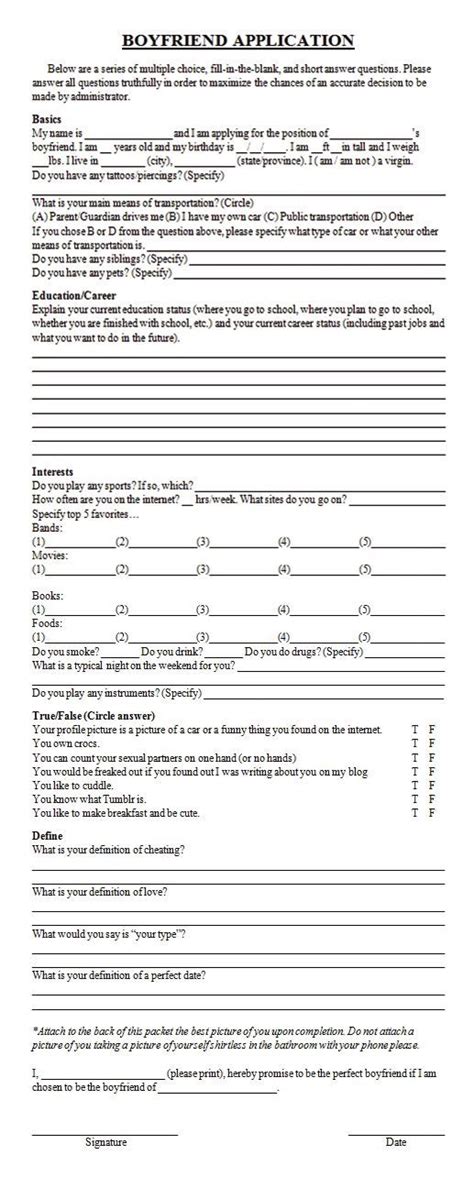 See more ideas about boyfriend application, this or that questions, friend application. Pin on Boyfriend application