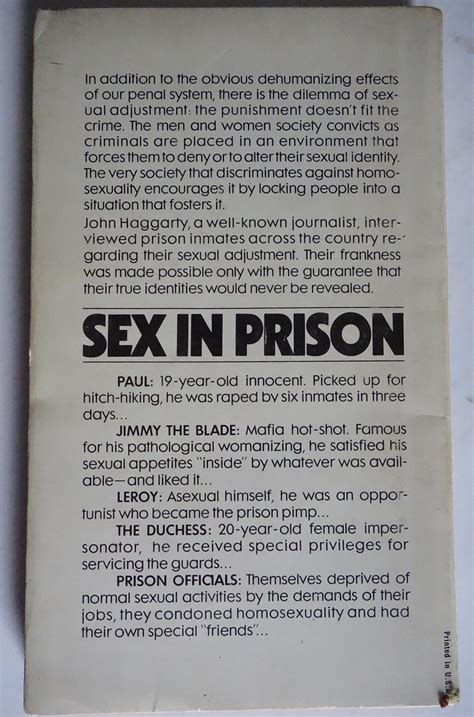 Rare Sex In Prison Vintage Paperback Ace Books 1975 1st Etsy
