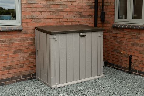 Large Garden Storage Unit 842 Litre Taupe Home Delivery