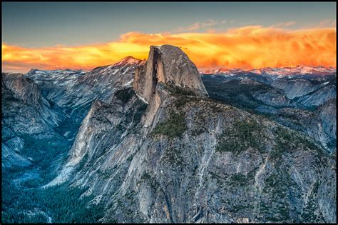 Half Dome Mountain In Yosemite National Park Thousand