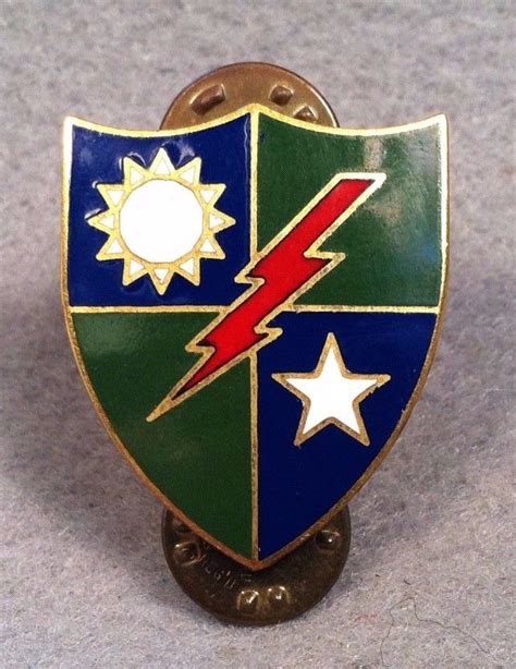 Us Army 75th Infantry Regiment Dui Susco Cb Di Pin Badge Unit Crest
