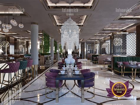 Luxurious Restaurant Design - luxury interior design company in California
