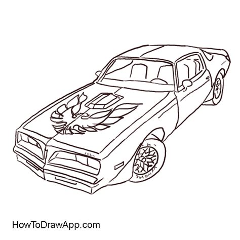 See actions taken by the people who manage and post content. How to draw a Pontiac Firebird Trans Am - in easy steps