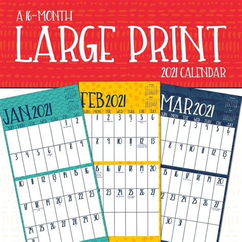 5 Best Images Of Printable Calendar Free Large Printable Calendar