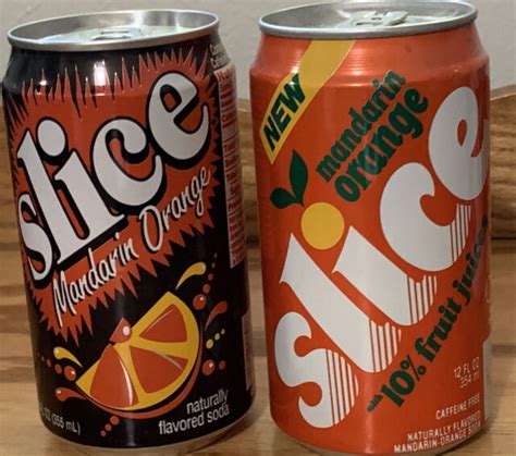 Vintage Slice Mandarin Orange Soda Can Lot Bottom Opened Ebay