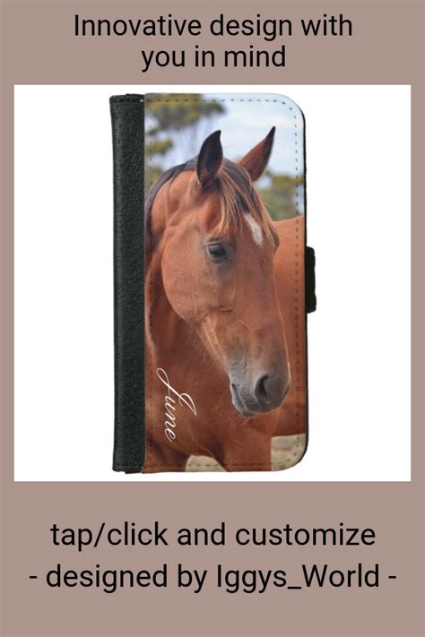 Horse Monogram Iphone Wallet Case Iphone Wallet Case