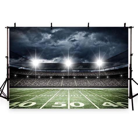 Football Field Night Stadium Photo Booth Backdrops G 261 Photo Booth