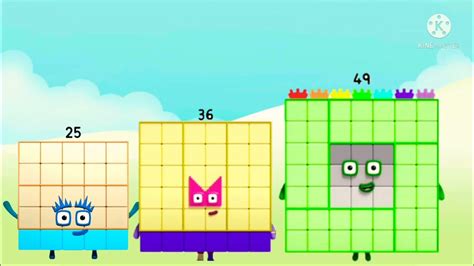 Newer Numberblocks Intro Only Square Numberblocks 1 To 256 Youtube