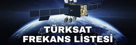 Türksat Frekans Listesi Frekanslar