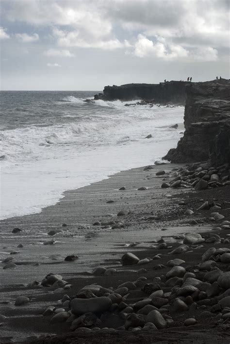 Free Stock Image Of Black Volcanic Beach