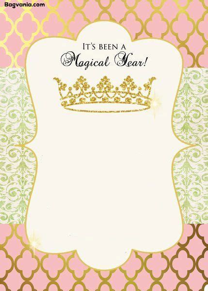 Free Princess Birthday Invitations Bagvania Free Printable Invitation