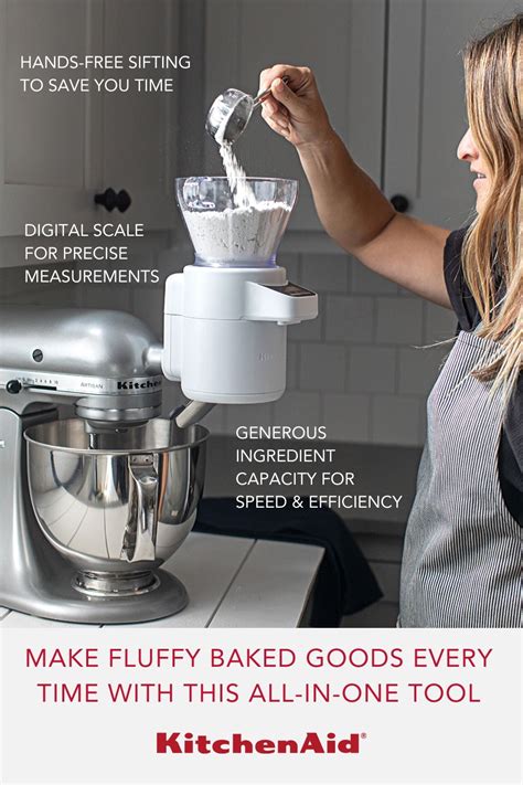 Check spelling or type a new query. Stand Mixer Sifter + Scale Attachment | Kitchen aid mixer ...