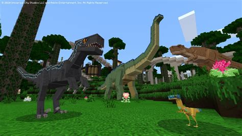 Minecrafts Jurassic World Dlc Lets You Become Your Very Own Park Manager