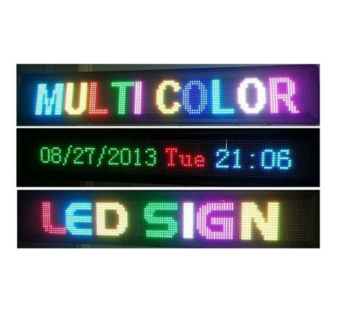 Multi Color Led Sign