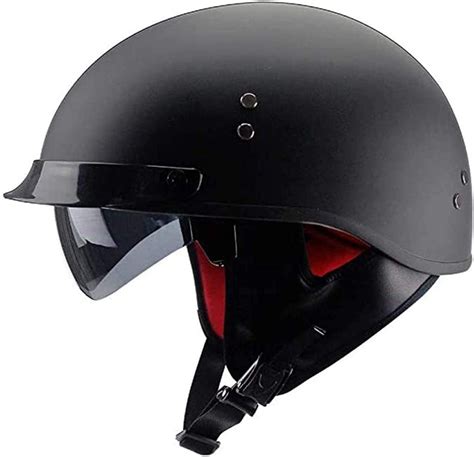 Sminng Motorcycle Half Helmet Sun Visor Low Profile Novelty Half Face