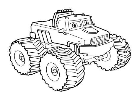 Monster Truck Coloring Pages Free Printable