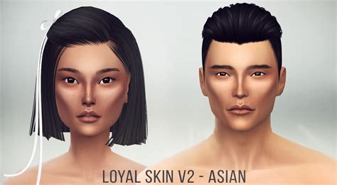 The Sims 4 Skintone Asian Riskfasr