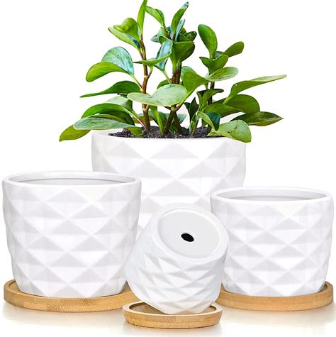 Grey Gardening Pot with Drainage NO Plant Included YE391.798 Youngever