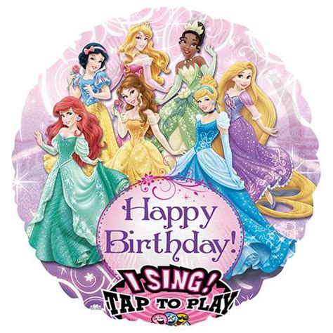Loonballoon Singing Balloons 28″ Princess Birthday Sing A Tune