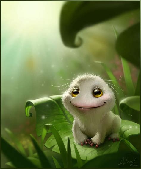 Cute Animated Wallpapers For Mobile Cute Fantasy Creatures Cute Art
