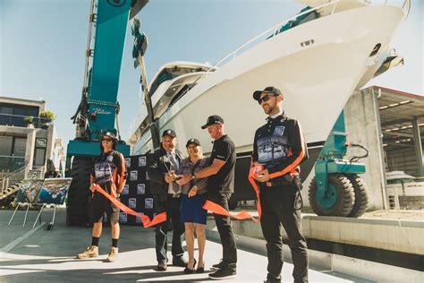 Mayor Cuts The Ribbon On World Class Superyacht Yard Superyacht Australia