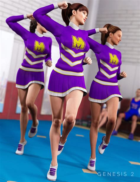 Cheerleader Textures Daz 3d