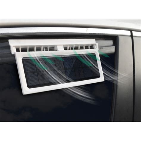 Auto Rechargeable System Car Solar Energy Window Fans Car Air Purify